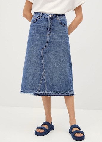 MANGO KIDS Skirt 'Broky' in Blue: front