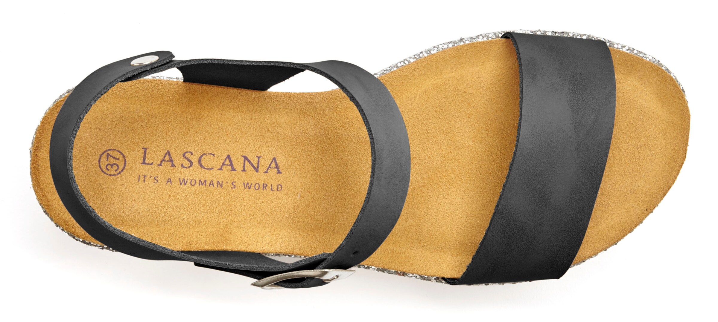 Sandalo di LASCANA in nero