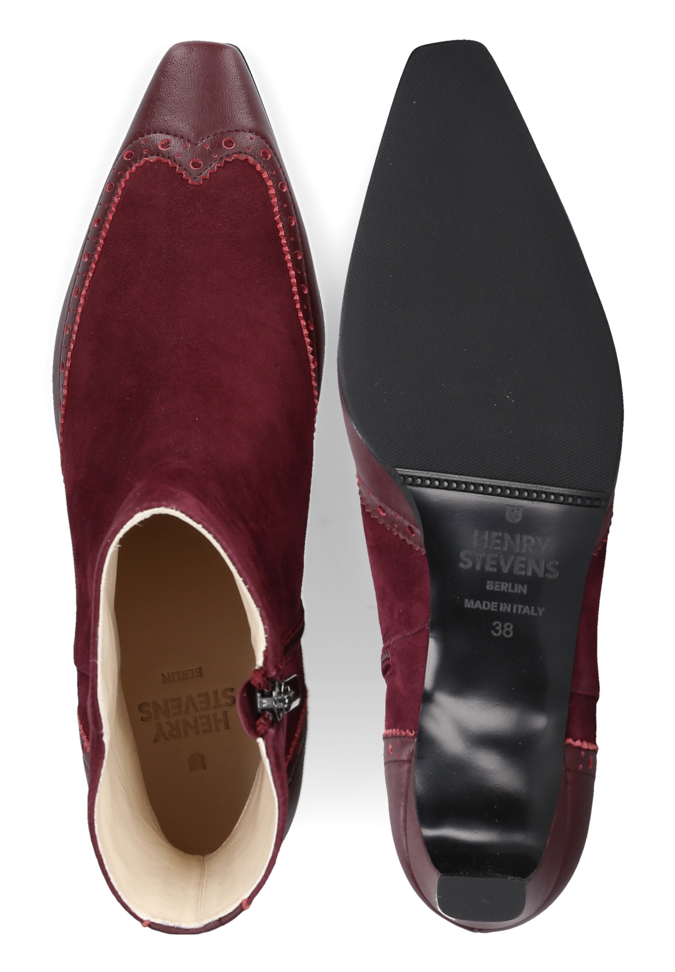 Henry Stevens Stiefelette 'Madison ZB40' in Rot