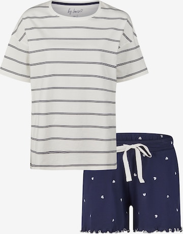 By Louise Korte pyjama in Wit: voorkant