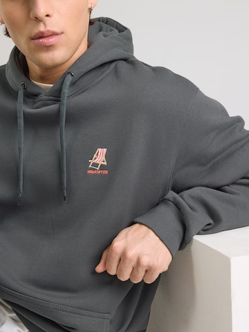 Iriedaily Μπλούζα φούτερ 'Homeoffice' σε πράσινο