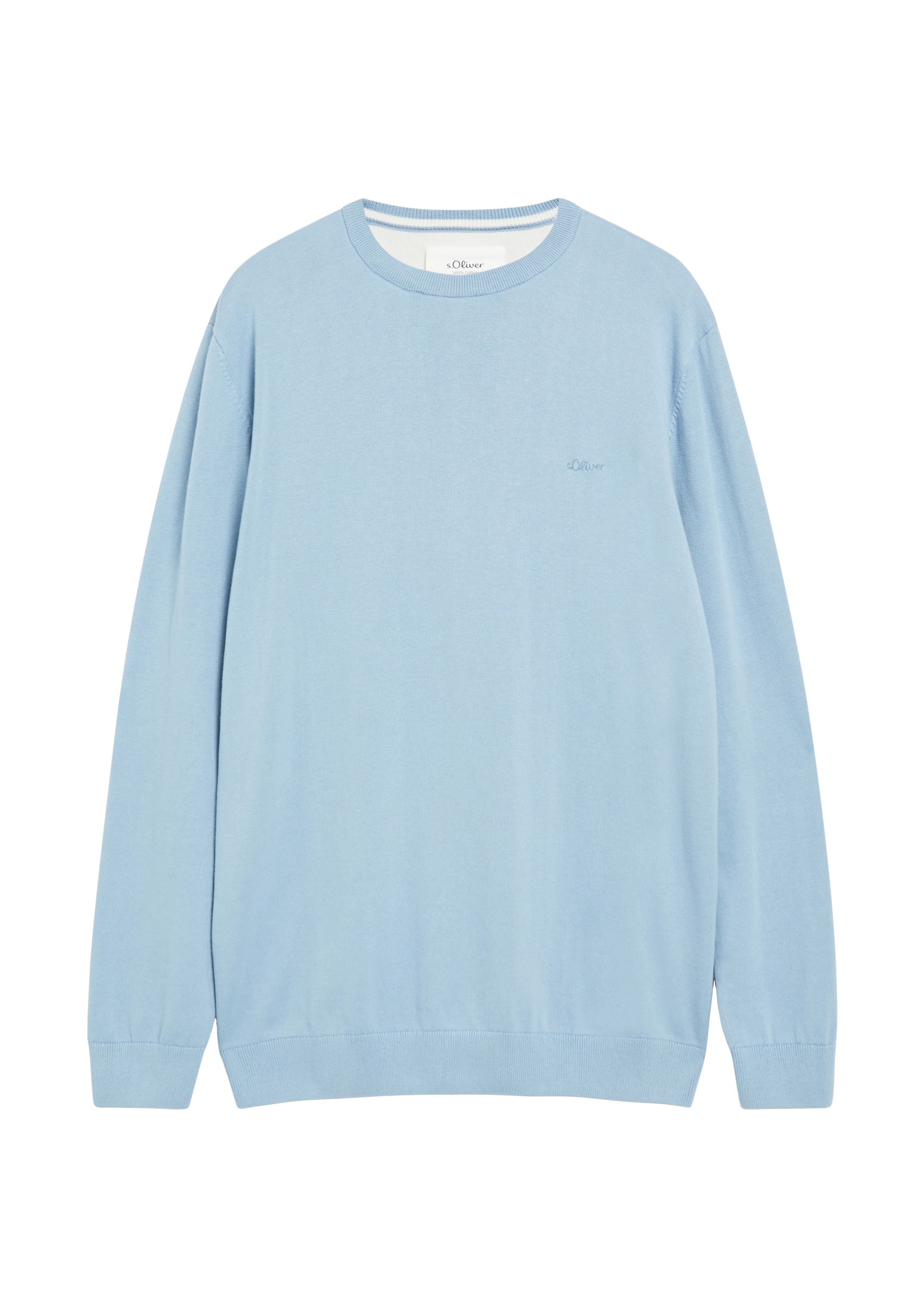 s.Oliver Men Big Sizes Pullover in Blau: Vorderseite