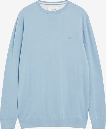 s.Oliver Men Big Sizes - Pullover em azul: frente