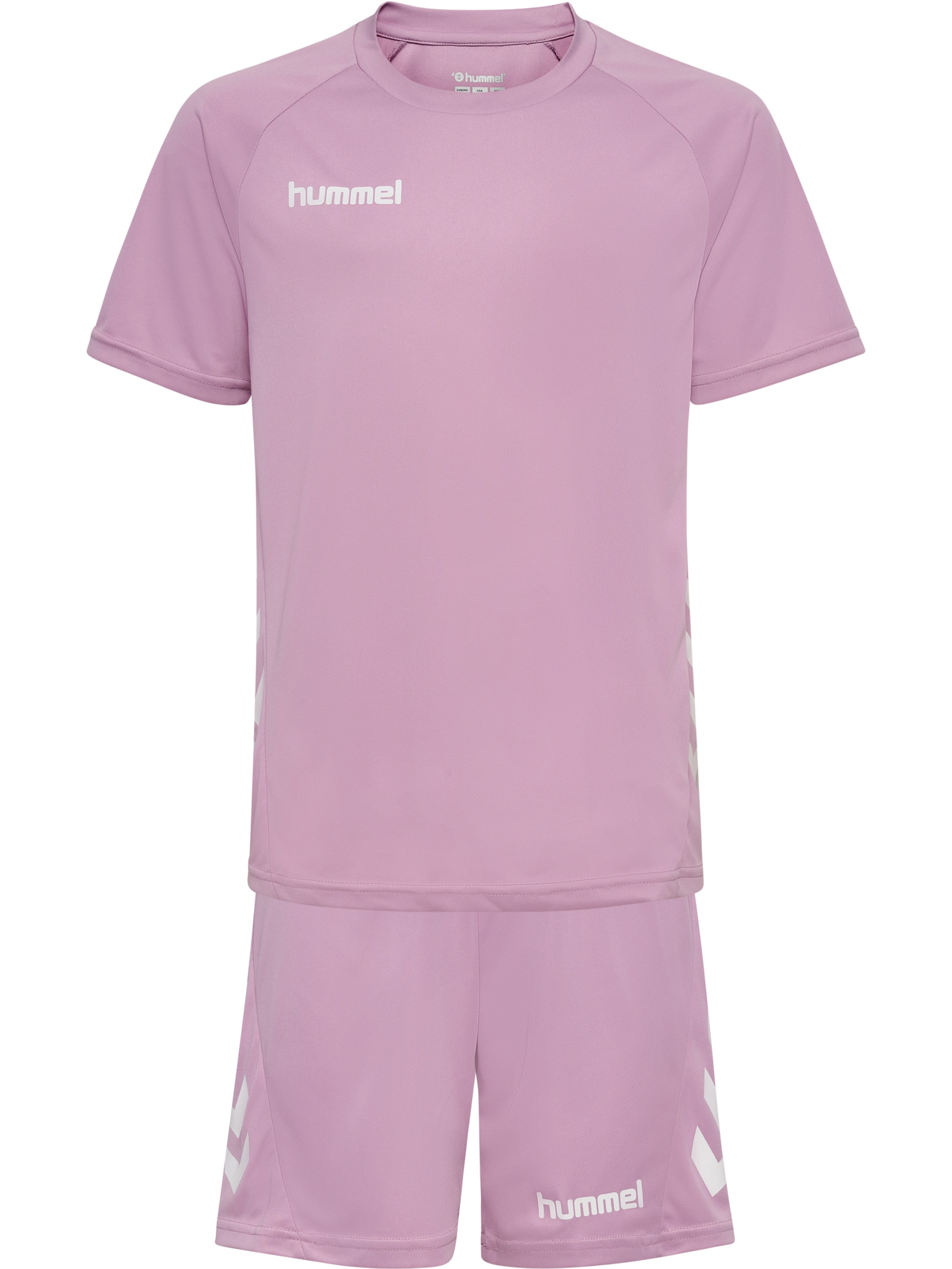 Hummel Trainingspak 'Promo' in Lila: voorkant
