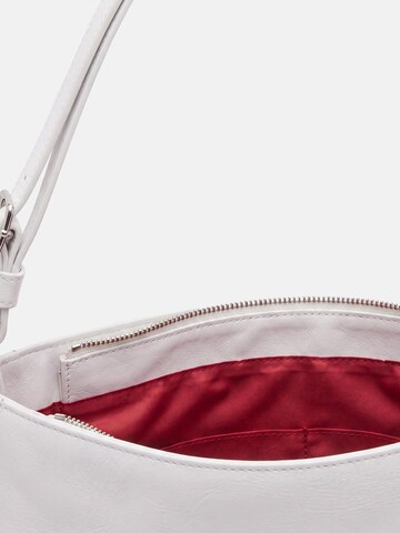 Borsa a spalla 'Genuina' di Virginia Rhinè in bianco