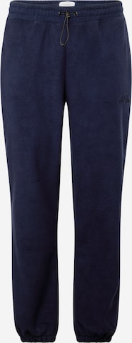 Les Deux Tapered Broek 'Duke' in Blauw: voorkant