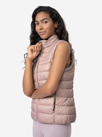 Gilet de sport 4F en rose : devant