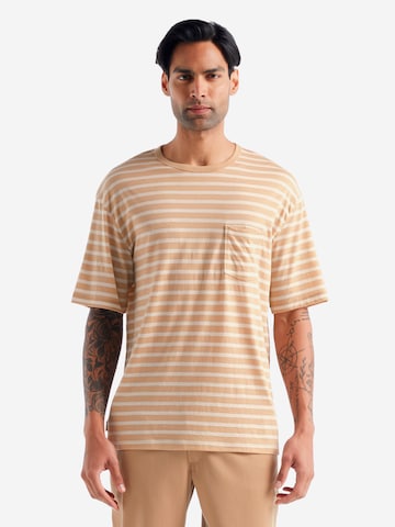 ICEBREAKER Тениска 'Granary' в бежово