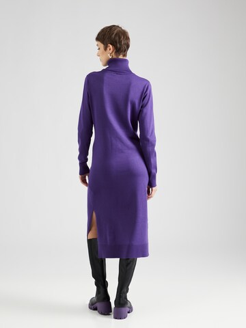 SAINT TROPEZ Pletena obleka 'Mila' | vijolična barva