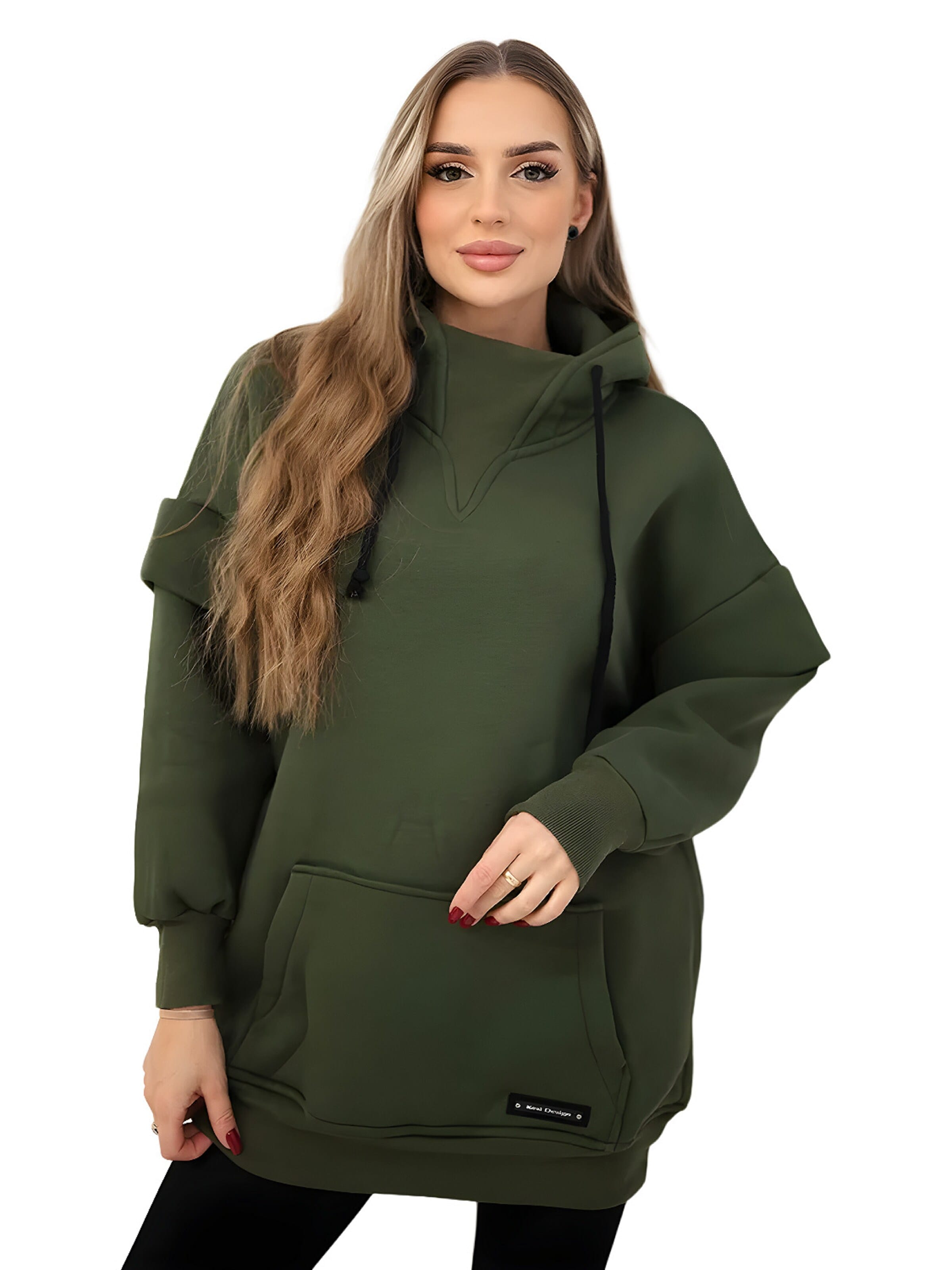 Lumera Sweatshirt in Groen: voorkant
