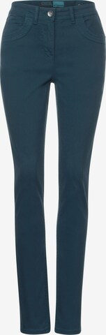 CECIL Slim fit Pants 'Vicky' in Green: front