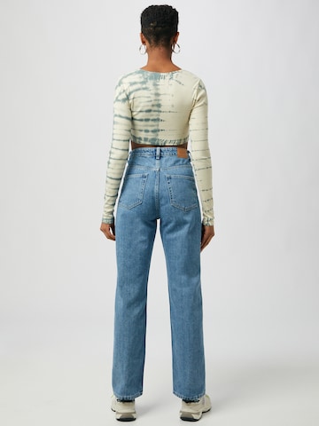 Loosefit Jean 'Rowe Extra High Straight' WEEKDAY en bleu