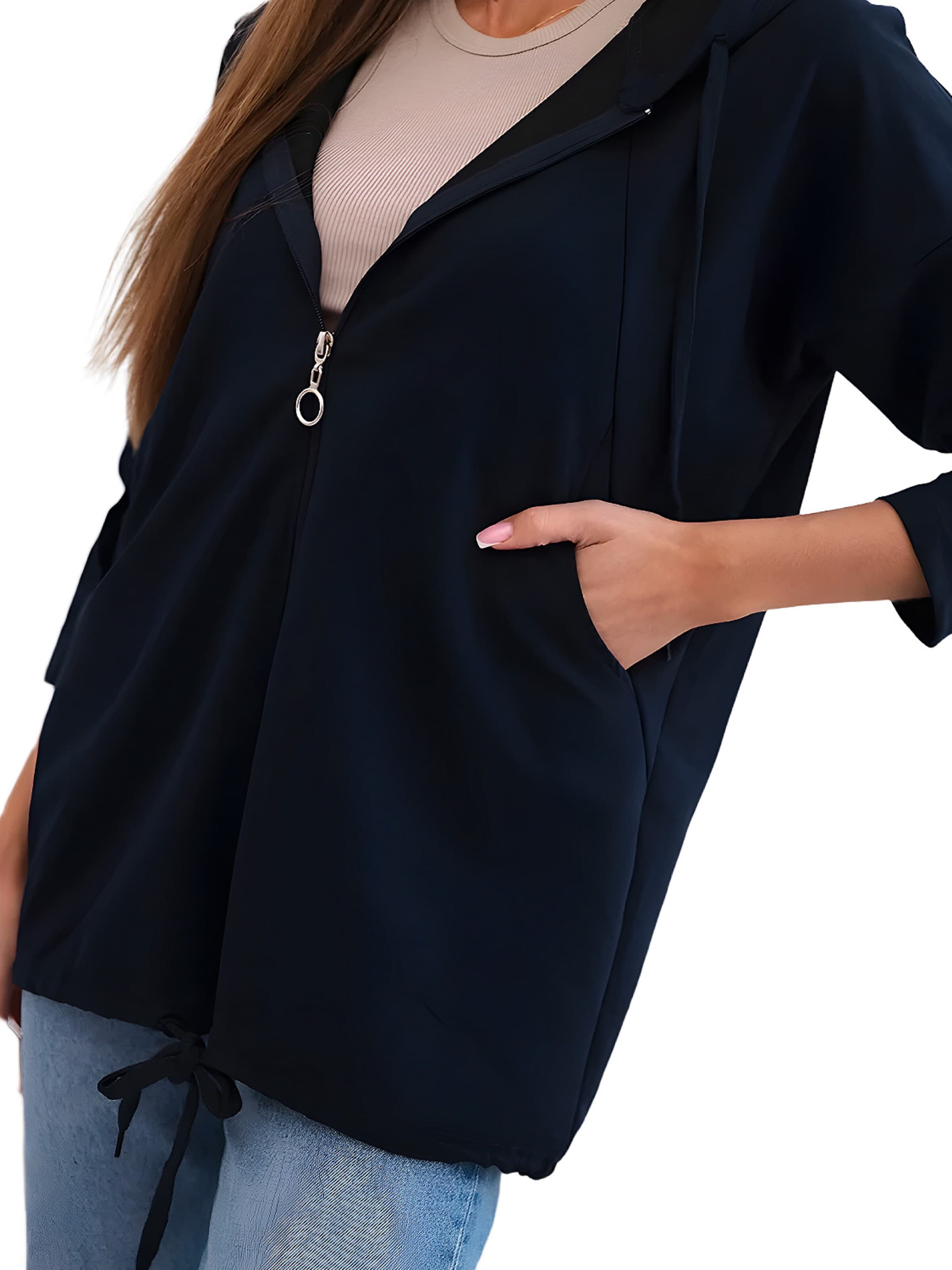 Lumera Bluza rozpinana w kolorze niebieski