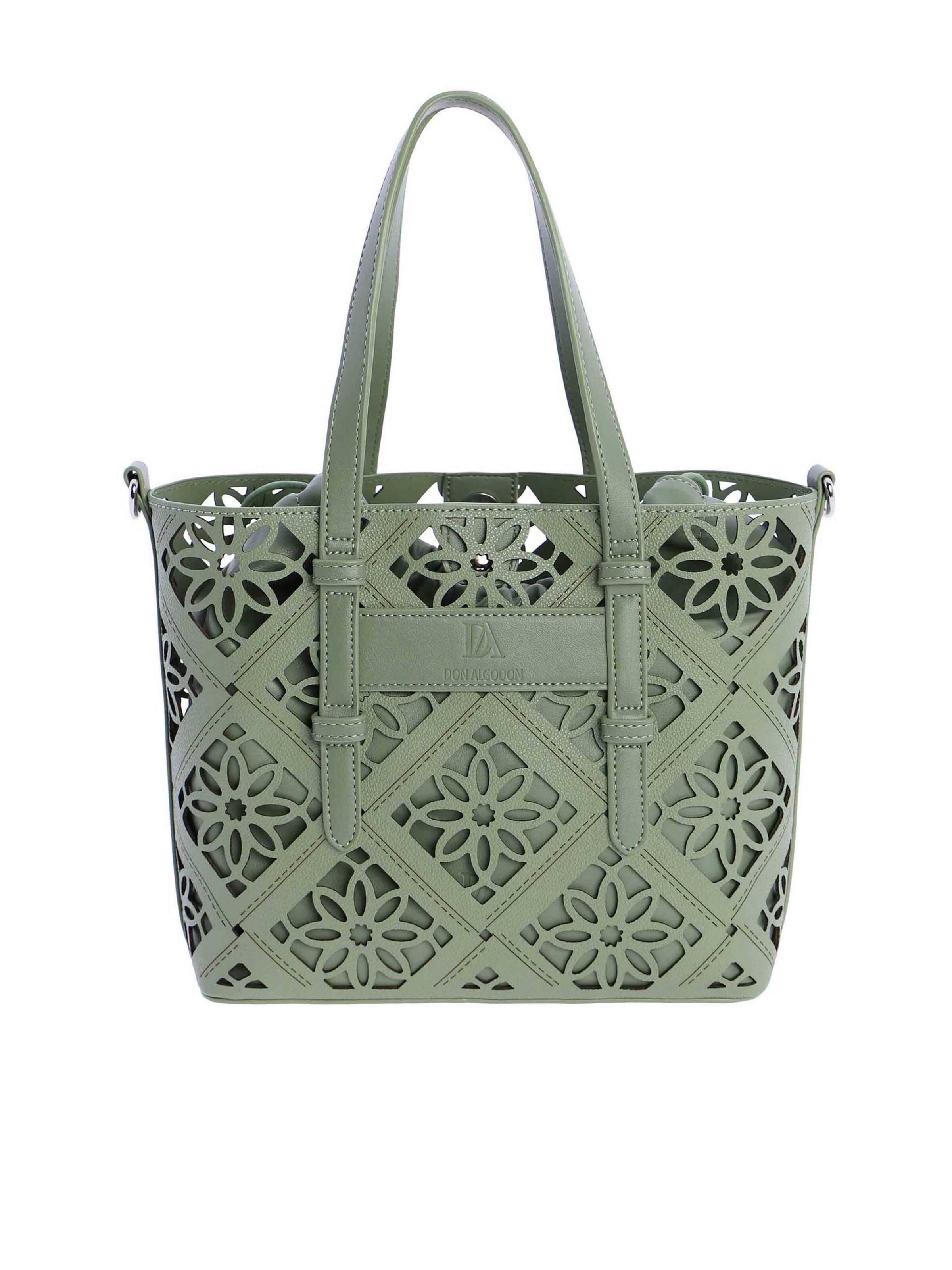Don Algodon - Bolso de mano 'Irisa' en verde