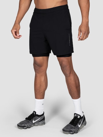 MOROTAI Regular Sportshorts 'Kansei' in Schwarz: predná strana