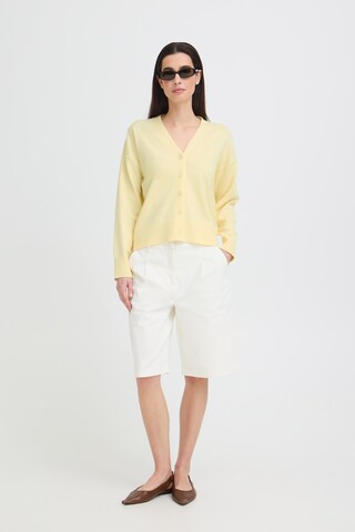 b.young Strickjacke 'BYMmorla' in Gelb