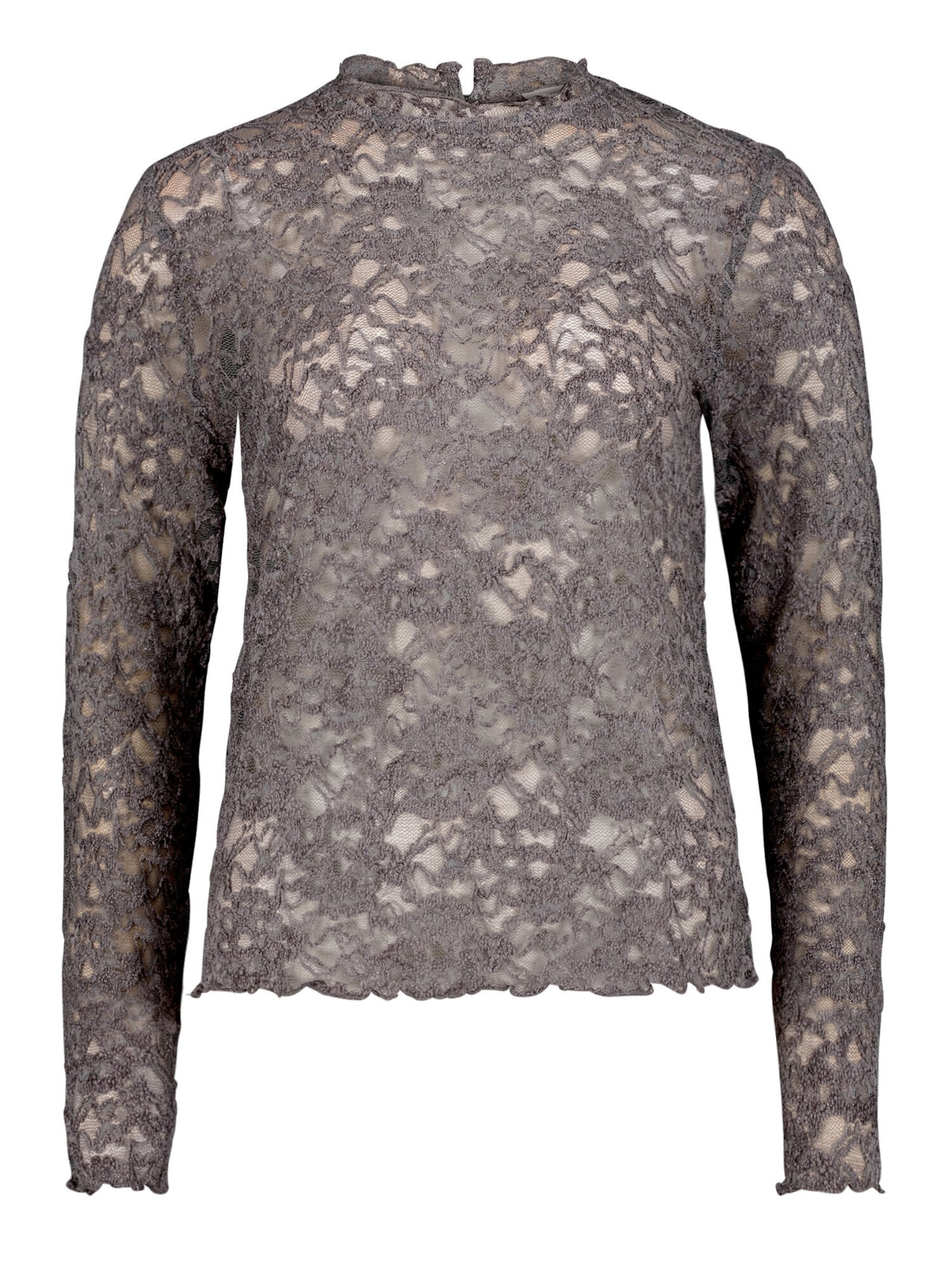 Cartoon Shirt in Grijs: voorkant