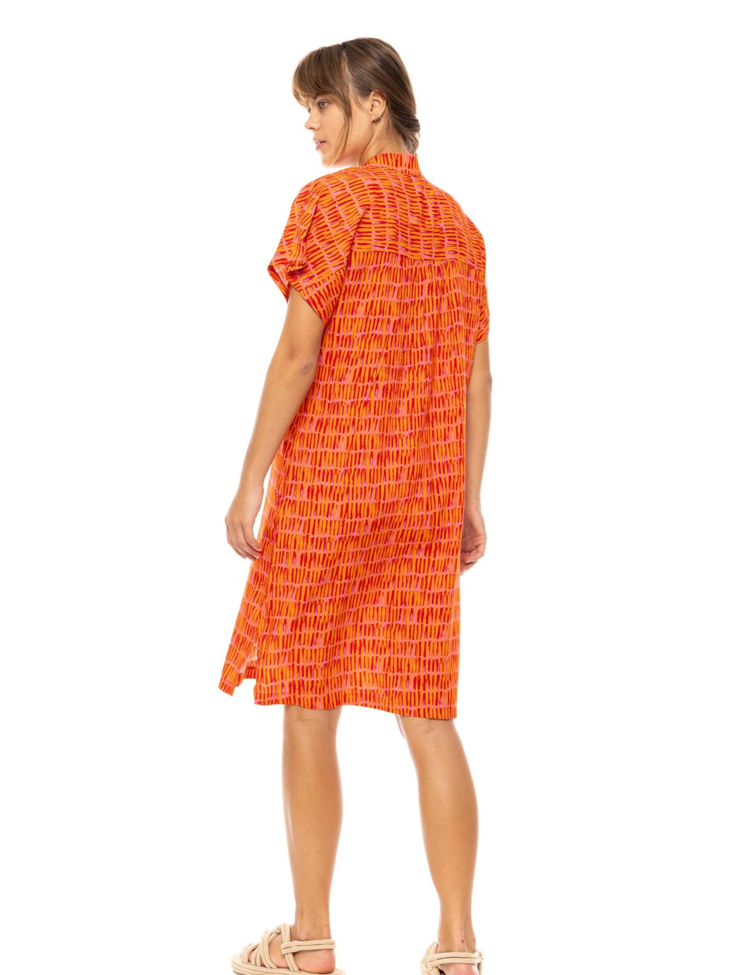 Pink Label Zomerjurk in Oranje