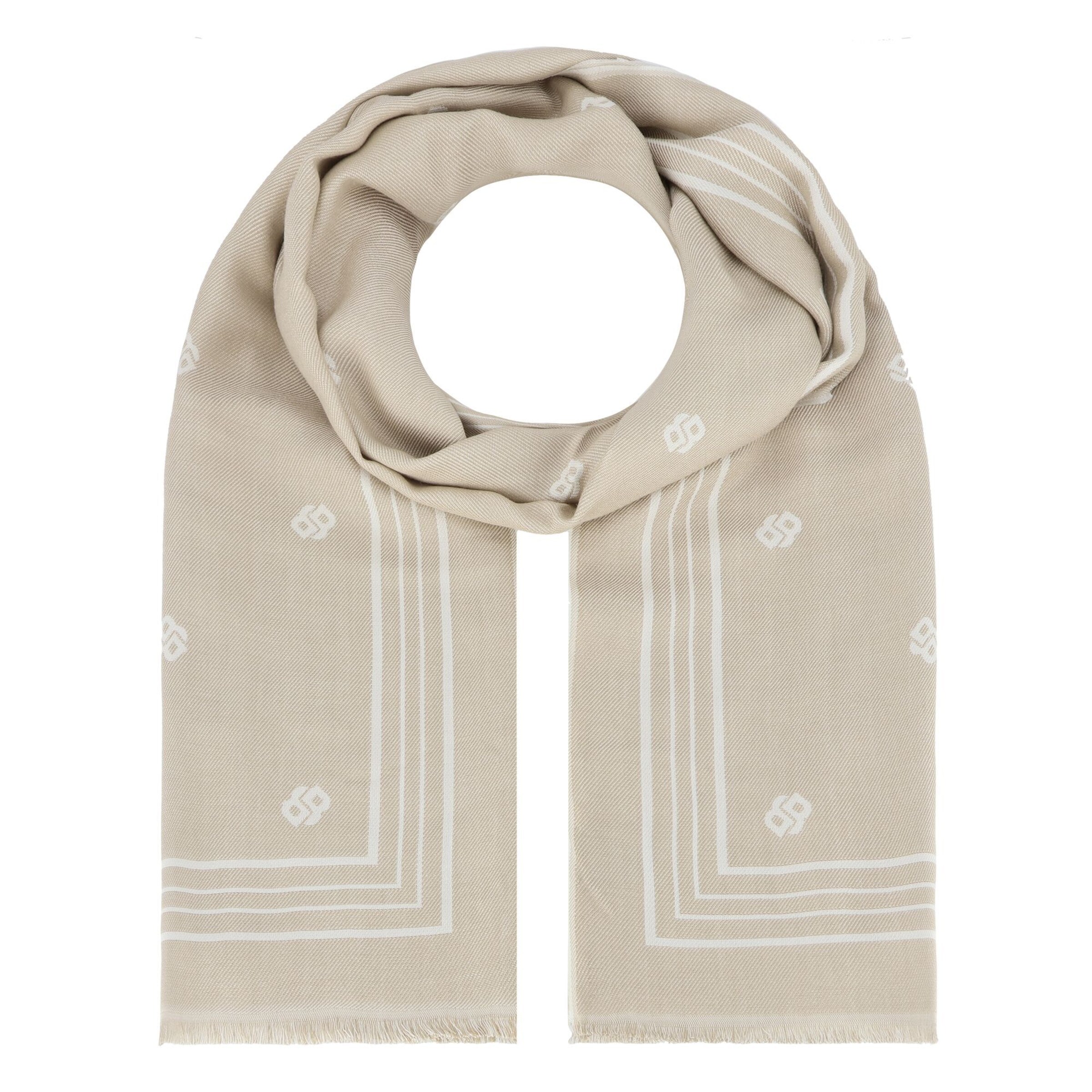BOSS Doek 'Yllie' in Beige: voorkant