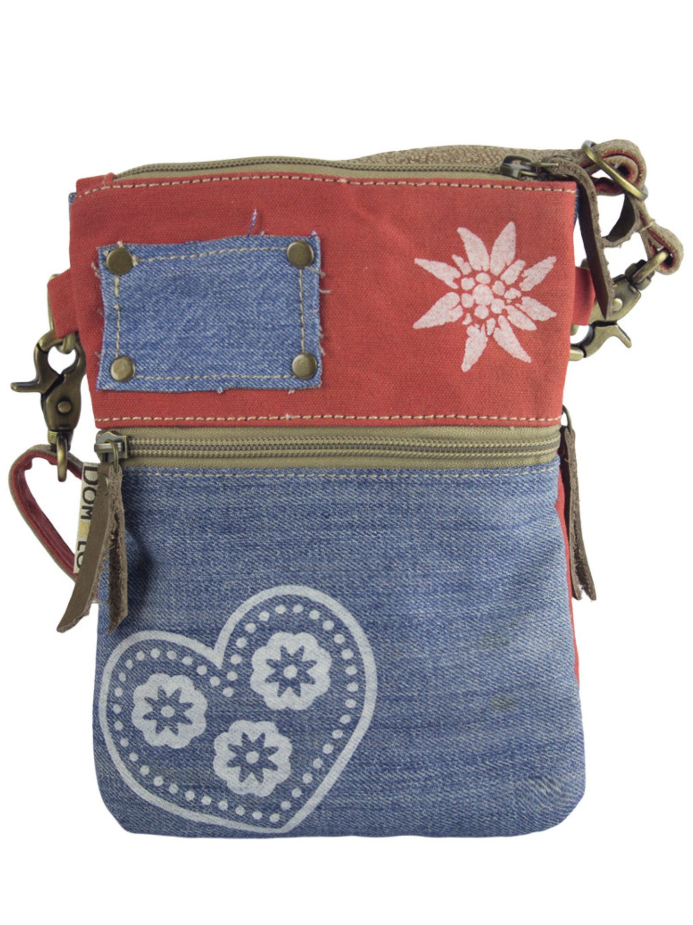 DOMELO Crossbody Bag 'Domelo' in Red