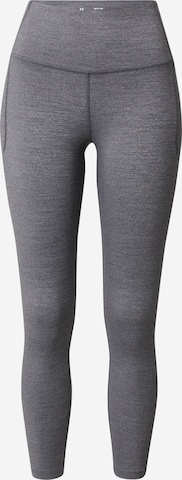 UNDER ARMOUR Skinny Sportbroek 'Meridian' in Grijs: voorkant