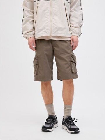 JACK & JONES Loosefit Cargobukser i brun