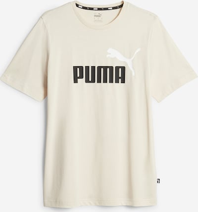PUMA Λειτουργικό μπλουζάκι 'Essentials' σε μαύρο / λευκό / offwhite, Άποψη προϊόντος