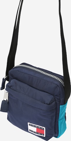 Tommy Jeans - Bolso de hombro en azul: frente