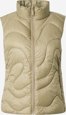 Gilet 'Nor' mazine en beige : devant