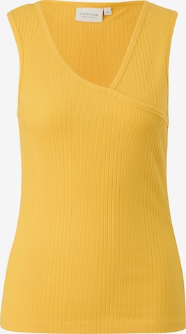 comma casual identity Top in Yellow: front