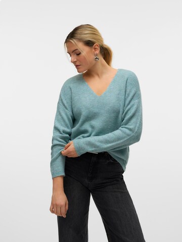Pulover 'VMLefile' de la VERO MODA pe verde: față