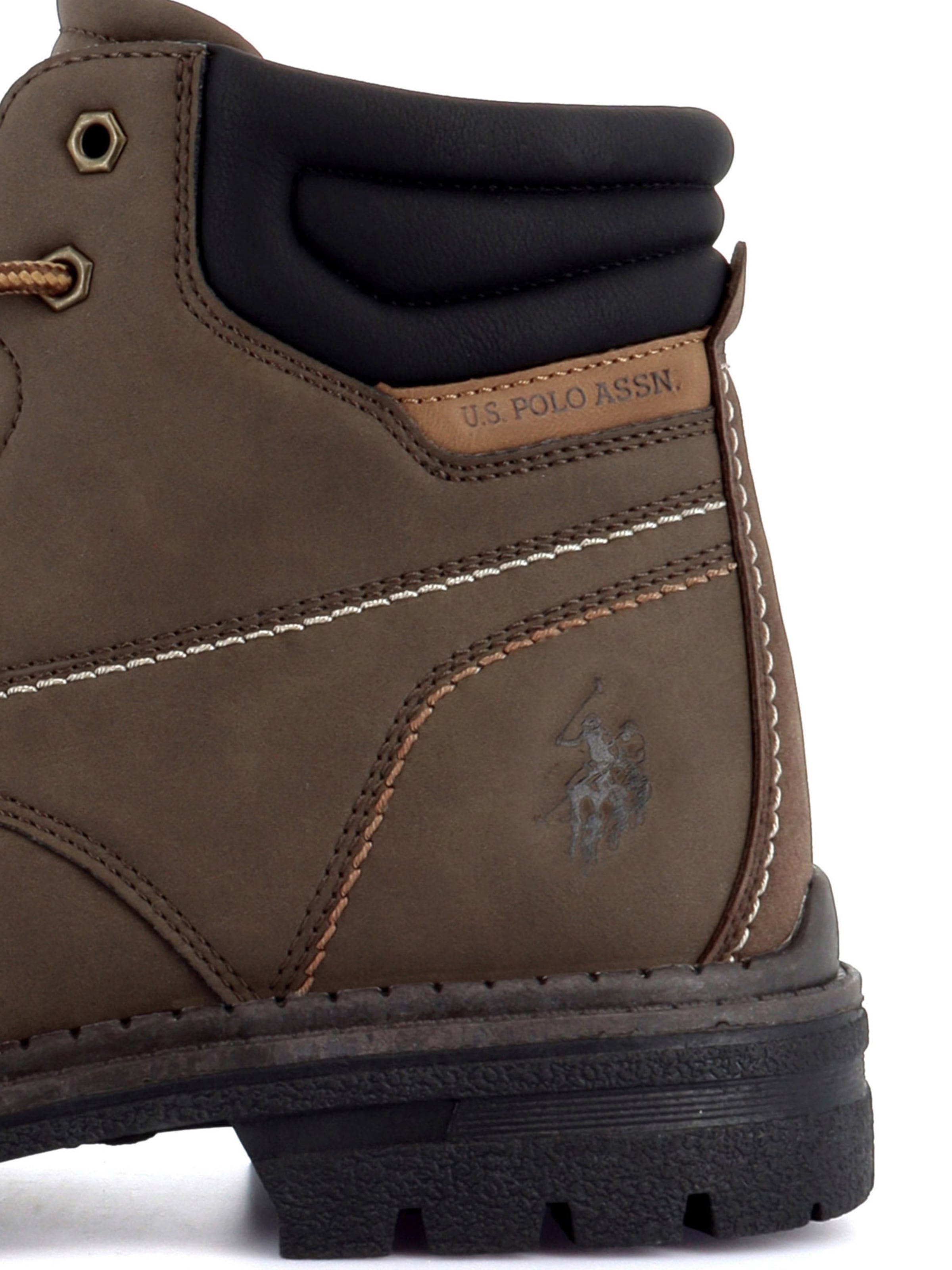 Bottines à lacets 'Ohio' US POLO ASSN. en marron