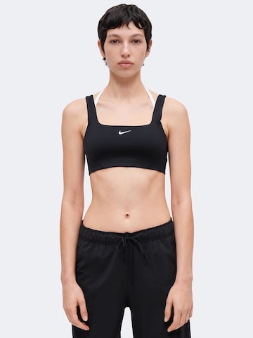 NIKE - Bustier Sujetador deportivo en negro: frente