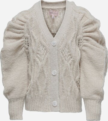 KIDS ONLY Knit Cardigan in Beige: front