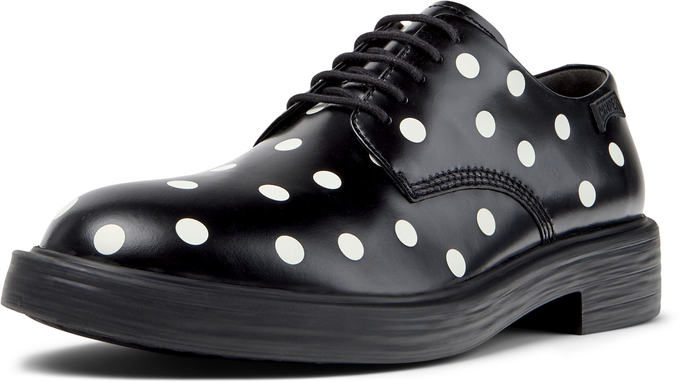 CAMPER Veterschoen 'Dean' in Zwart: voorkant