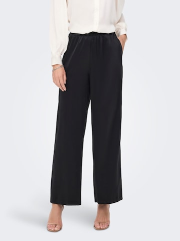 Loosefit Pantalon 'VICTORIA' ONLY en noir : devant