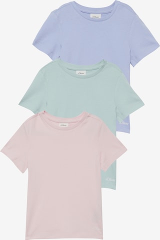 s.Oliver Junior Shirt in Blue: front