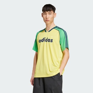 T-Shirt ADIDAS ORIGINALS en jaune : devant