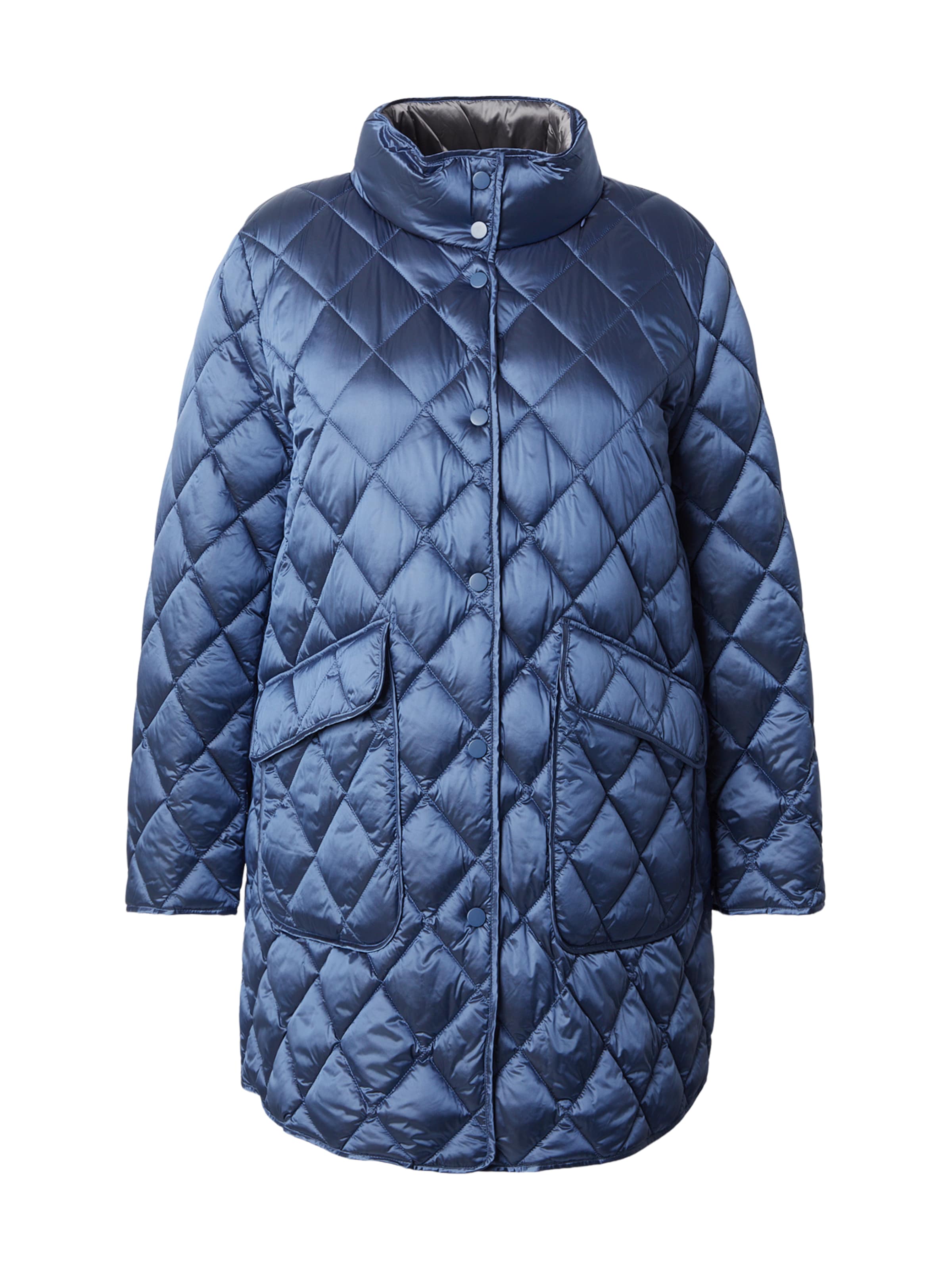 Persona by Marina Rinaldi Between-Season Jacket 'ELEGIA' in Blue: front