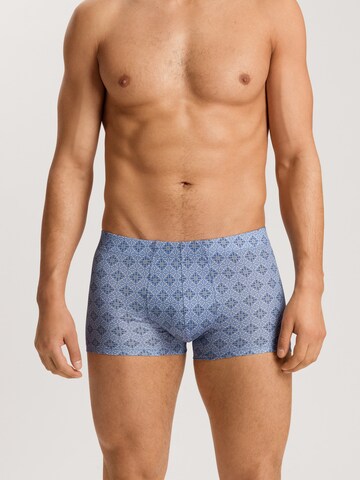 Hanro Boxershorts ' Fancy Jersey ' in Blauw: voorkant