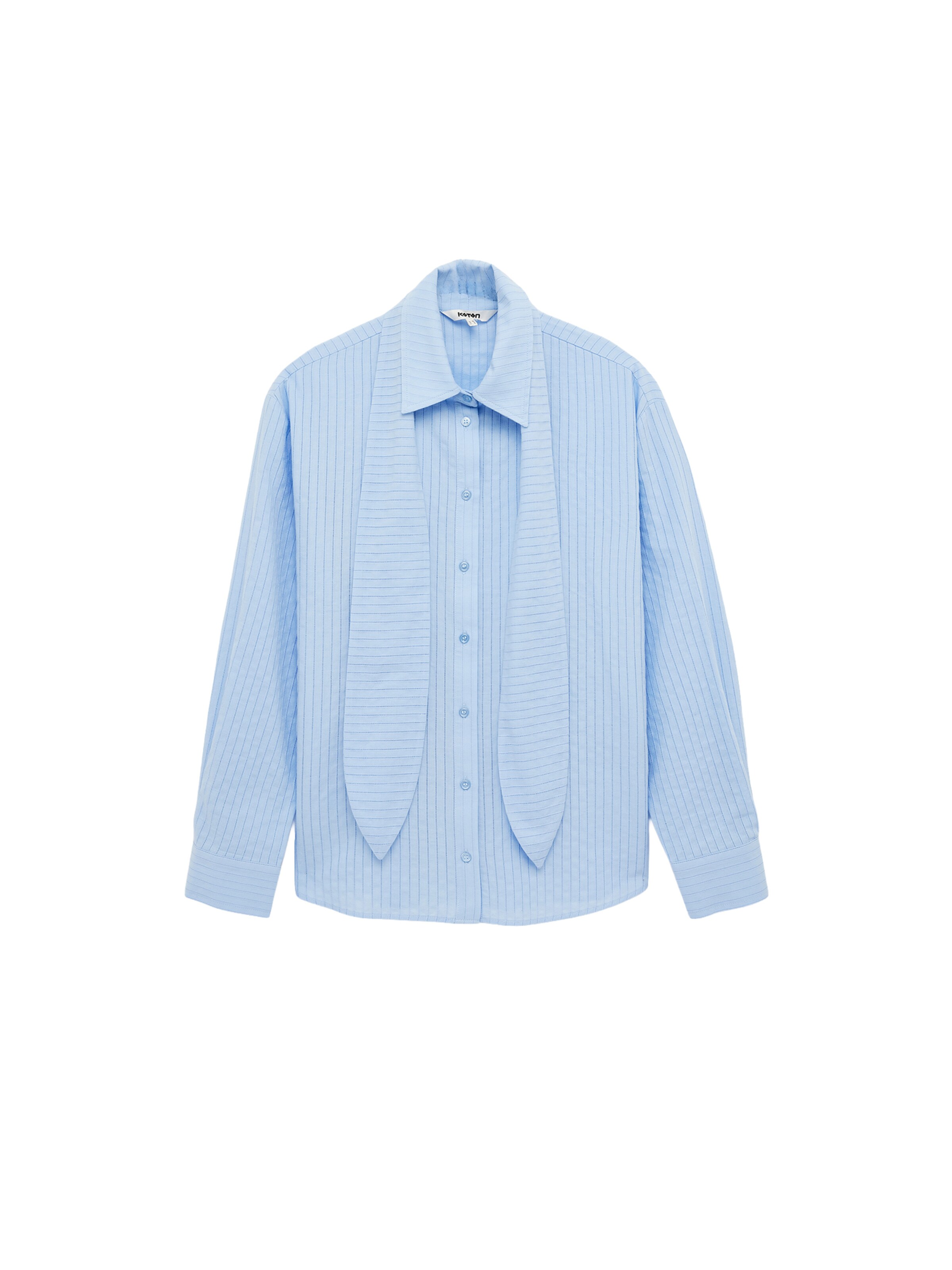 Koton Bluse in XXS in hellblau, Produktansicht