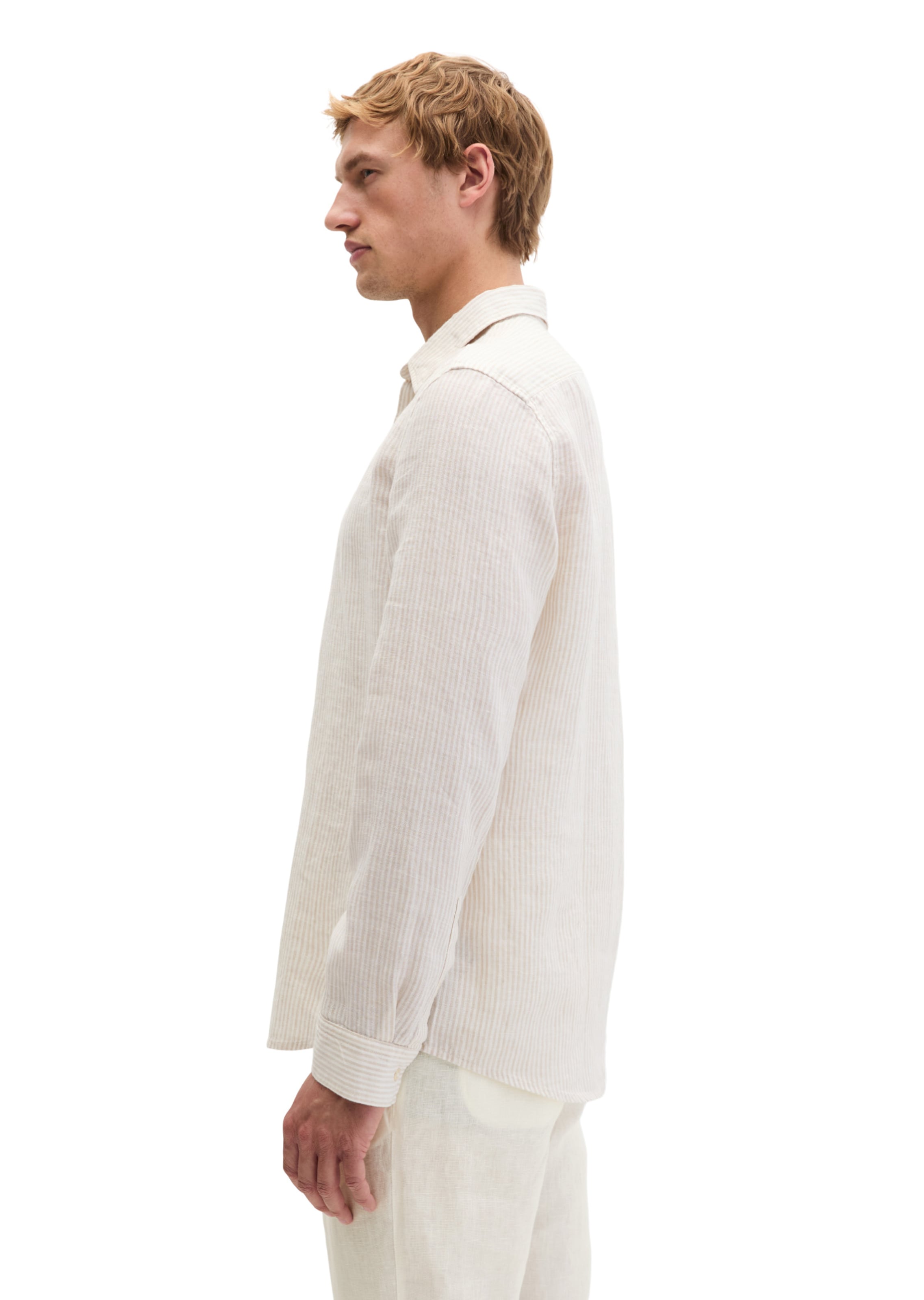 Marc O'Polo Regular fit Button Up Shirt in Brown
