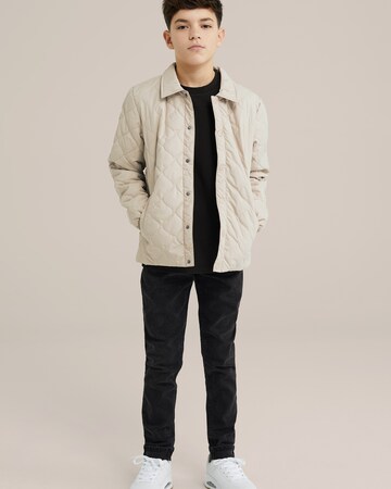 WE Fashion Between-season jacket in Beige