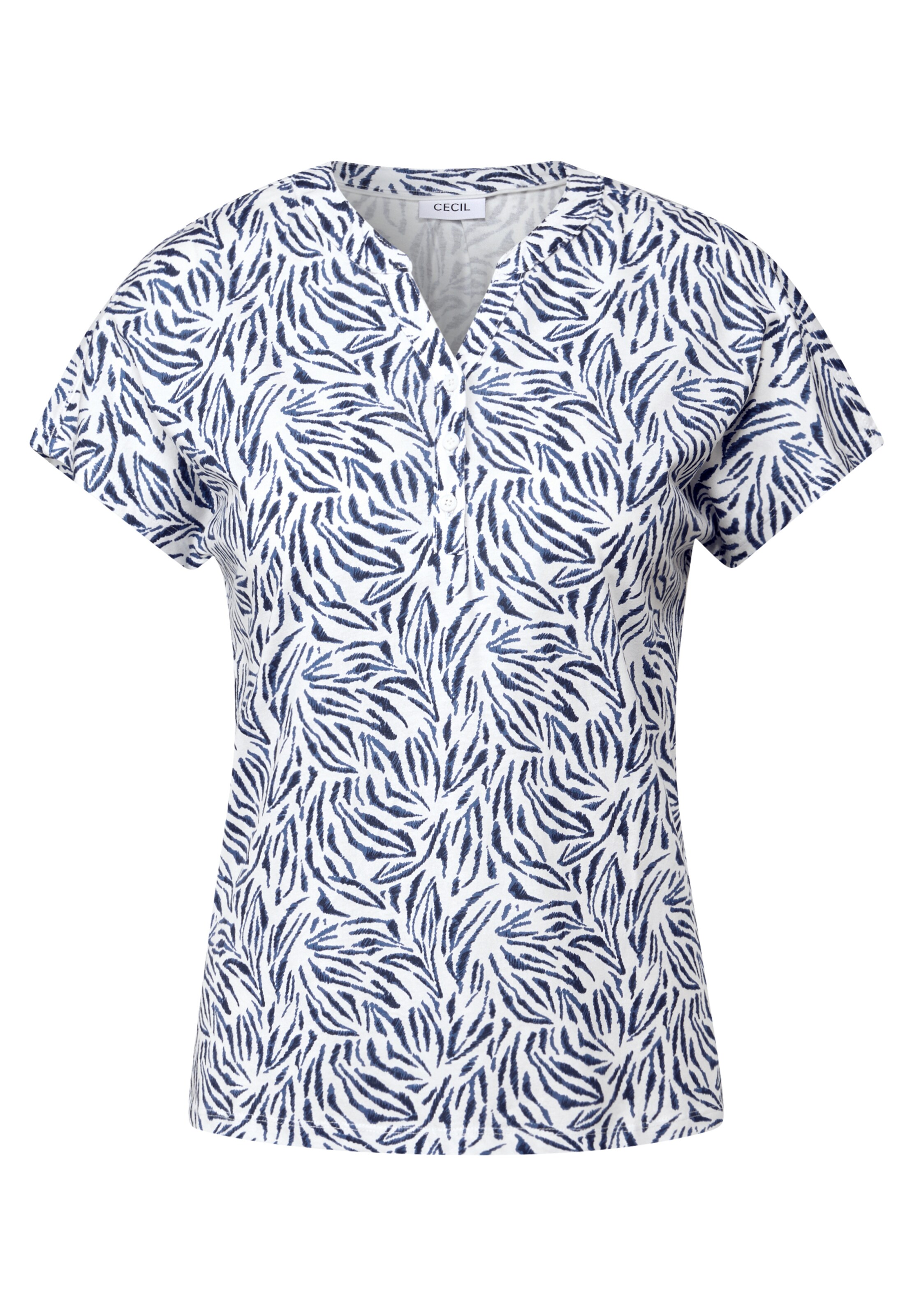 CECIL T-Shirt in Blau: Vorderseite