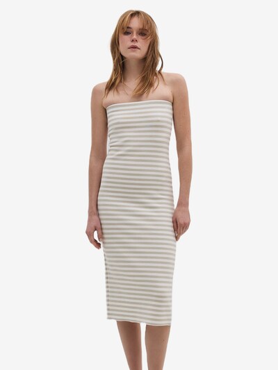 No Matter What Jurk in de kleur Beige / Wit, Productweergave