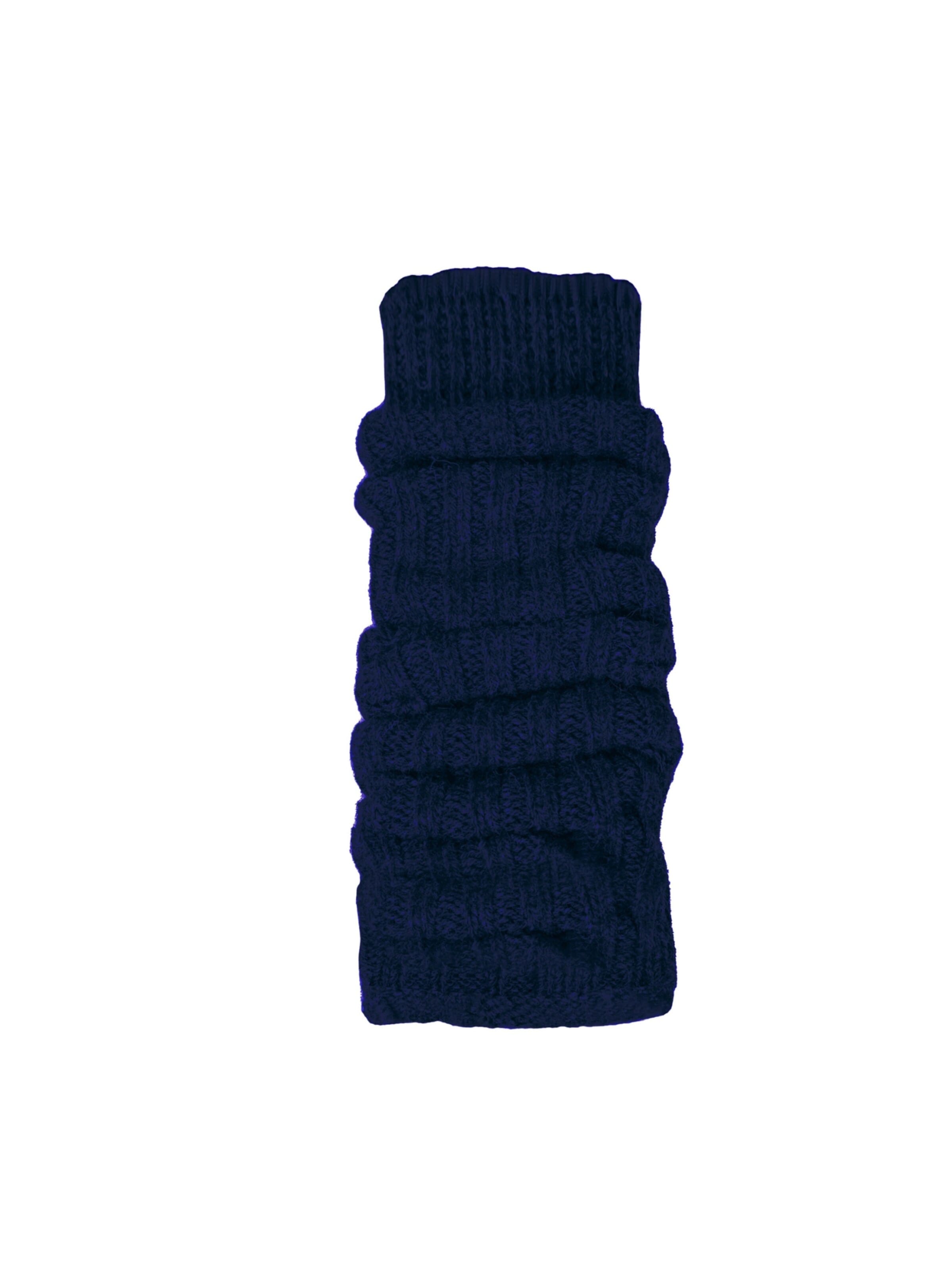 HomeOfSocks Leg Warmers 'S-208' in Blue: front