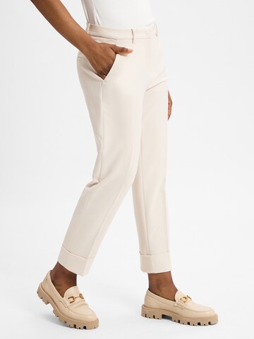 Regular Pantalon à pince ' Krystal ' Cambio en blanc : devant