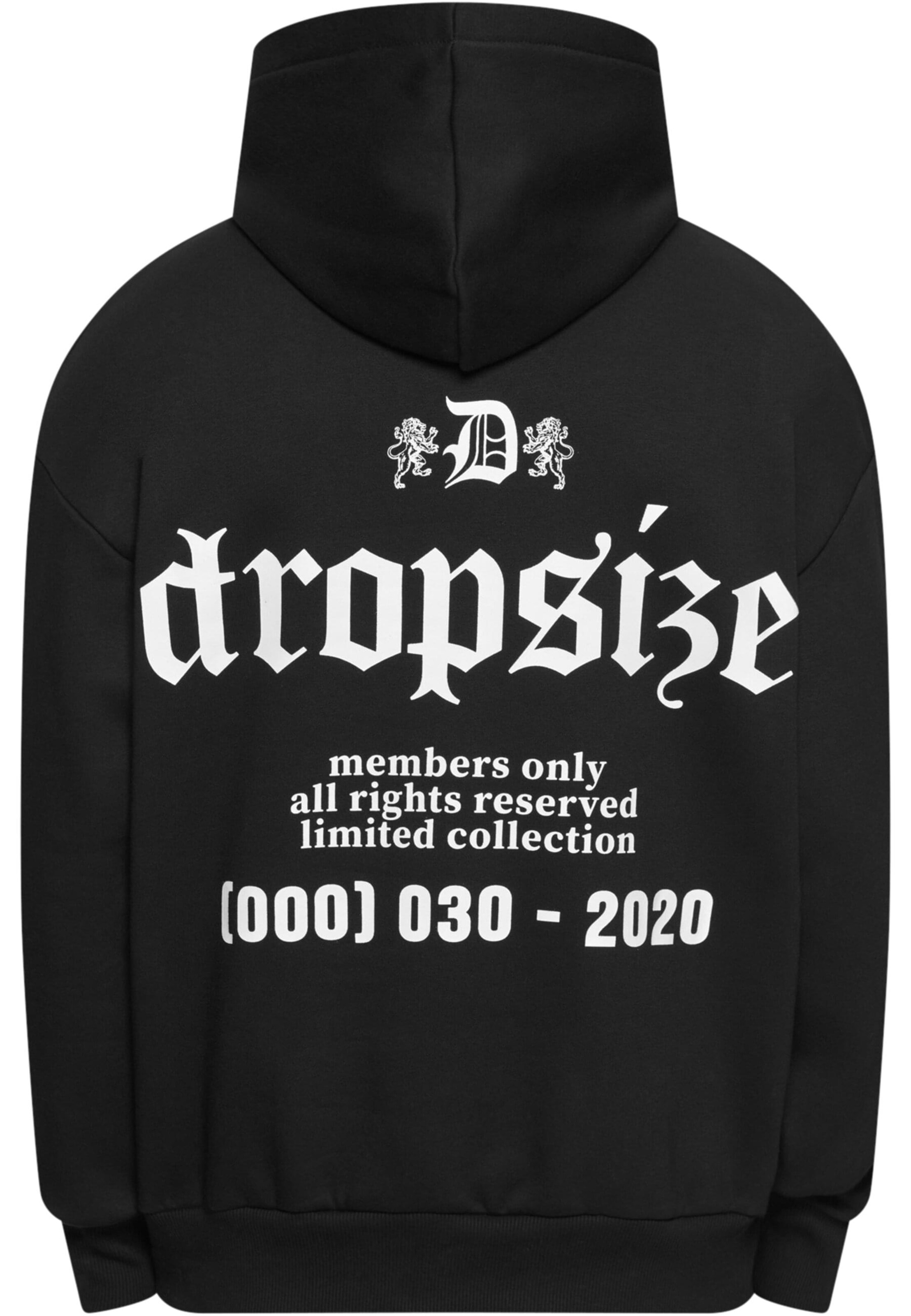 Dropsize Суичър в черно