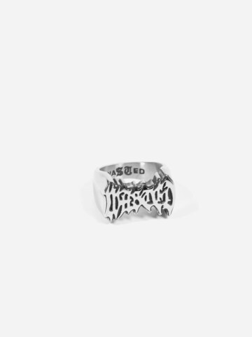 Wasted Paris - Anillo 'Orbro Ring' en plata: frente