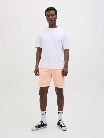 JACK & JONES regular Jeans 'JJRick' i orange